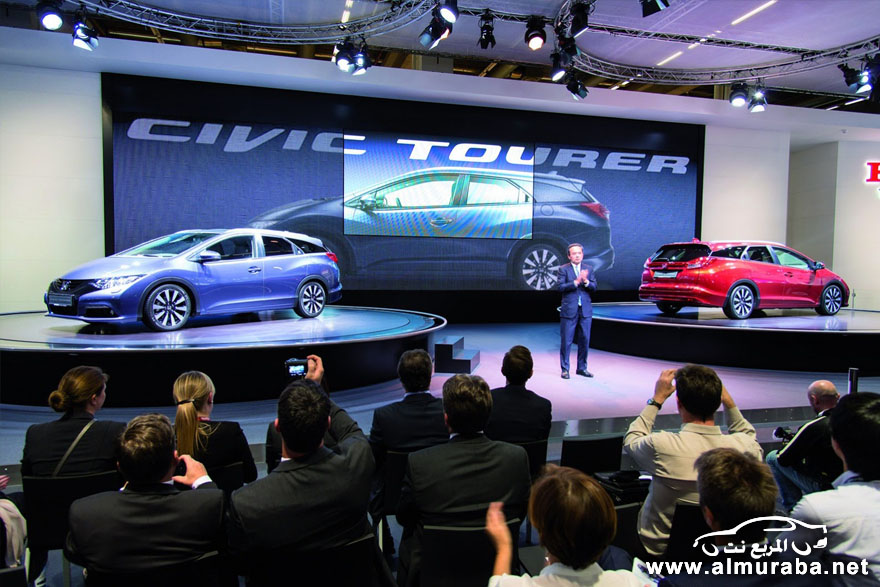 هوندا سيفيك 2014 تورر الجديدة تظهر في معرض فرانكفورت Honda Civic 2014 11